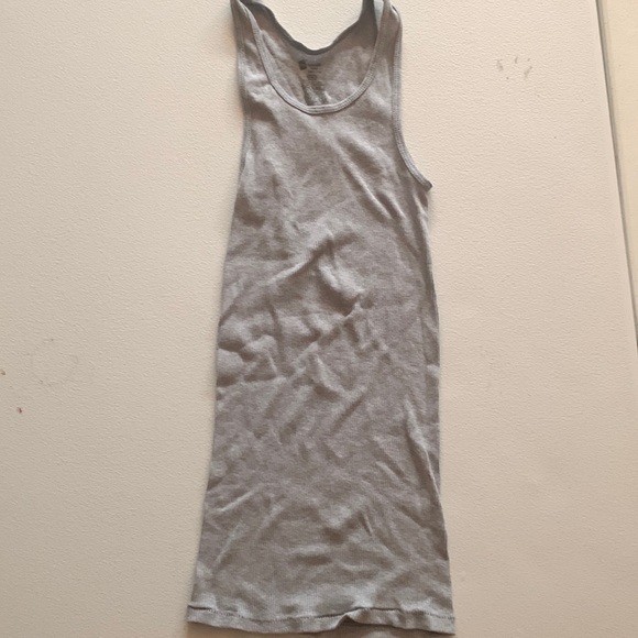 Gray men’s small wife beater tank top - Picture 1 of 3